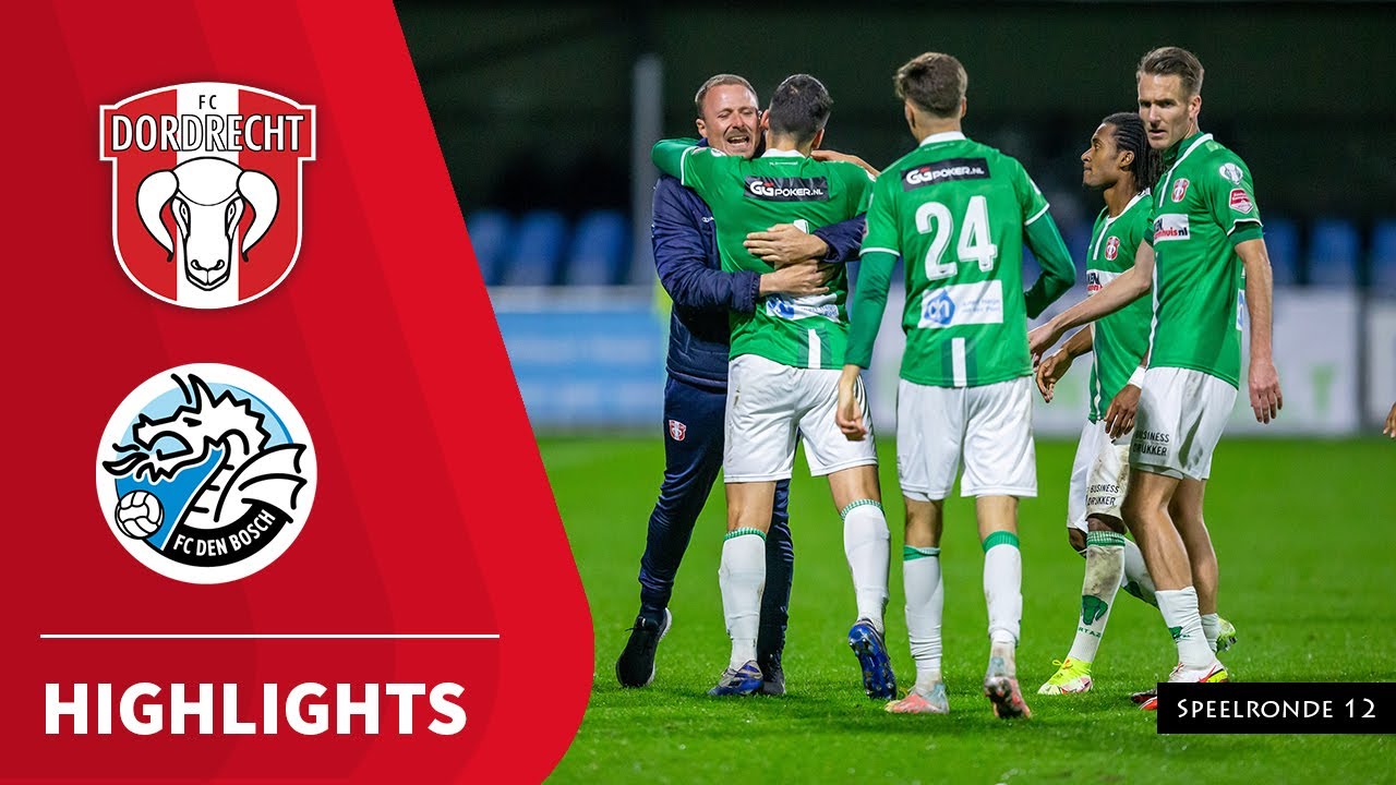 Samenvatting Fc Dordrecht - Fc Den Bosch (22-10-2021) - Youtube