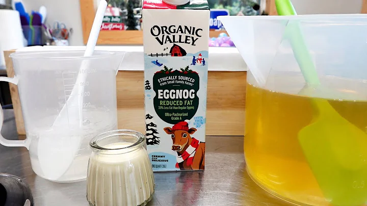I have always wanted to do this! Making soap with eggnog! | MO River Soap