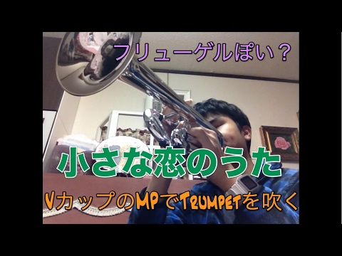 「小さな恋のうた」[実験動画]5Vのマウスピースを使うことでトランペットがフリューゲルホルン風の音になるのか