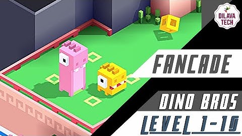 DINO BROS LEVEL 1 - 10 | FANCADE GAMEPLAY | ARCADE GAMES | DilavaTech