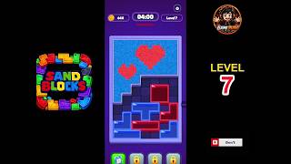 Sand Blocks Level 7 Walkthrough | Sand Blocks Drop Puzzle screenshot 1