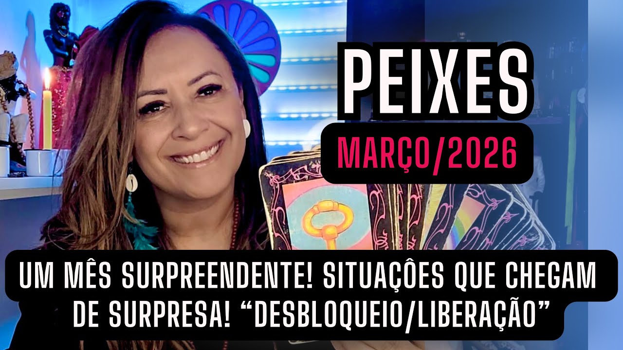 PEIXES ♓️ UM MÊS SURPREENDENTE! SITUAÇÕES QUE CHEGAM DE SURPRESA! “DESBLOQUEIO/LIBERAÇÃO”!