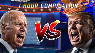 1 Hour Joe Vs Donald Debate Compilation