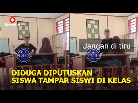 Viral! Diduga Karena Diputuskan, Siswa Tampar Siswi di Dalam Kelas, Kepala Sekolah Bilang Begini