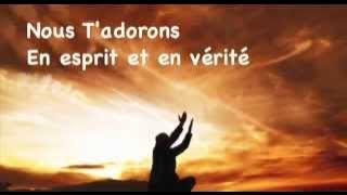 Nicolas Ternisien - Nous T'adorons Ô Père  - chant avec Paroles & Images
