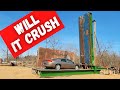 We built a car crusher