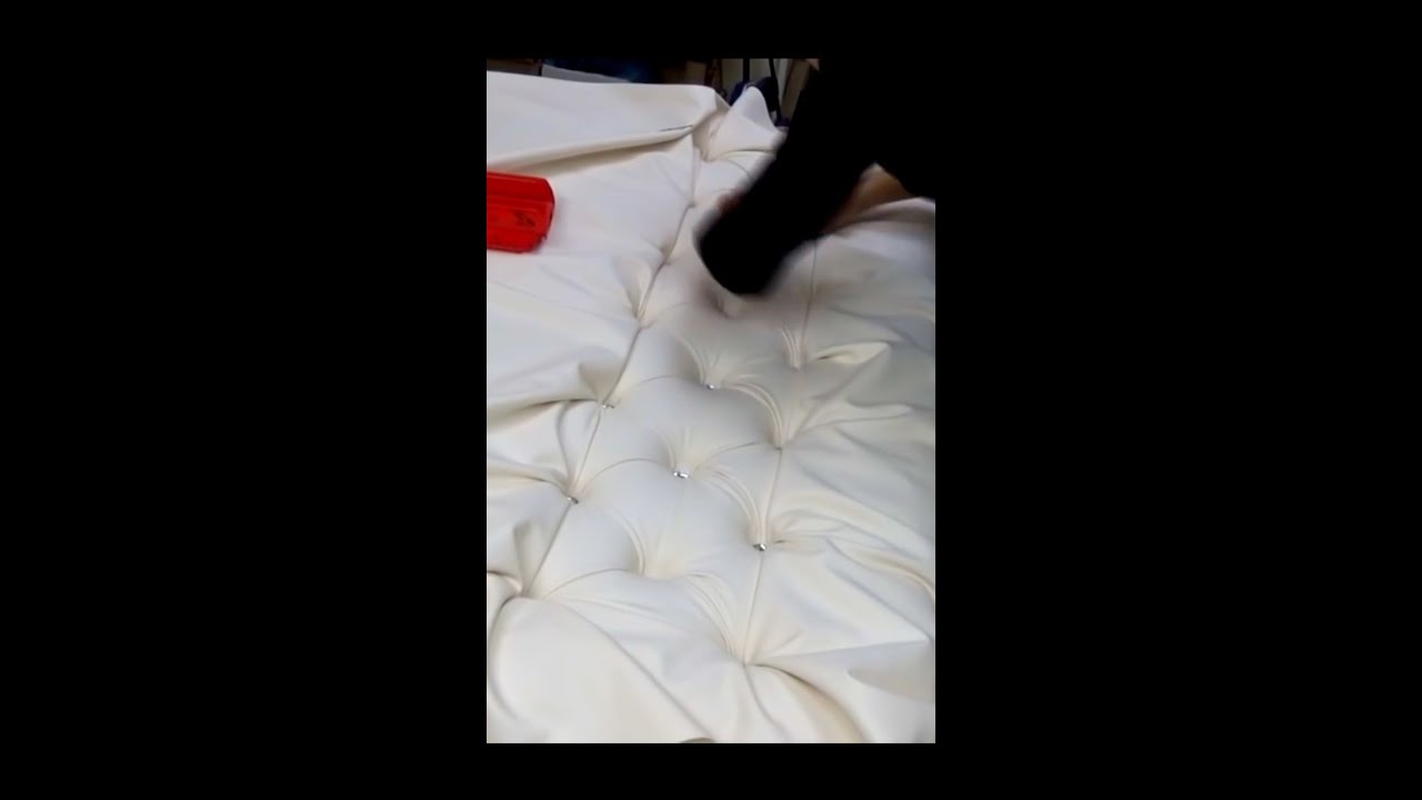 HOW TO UPHOLSTER A TUFTED HEADBOARD START TO FINISH- ALO Upholstery