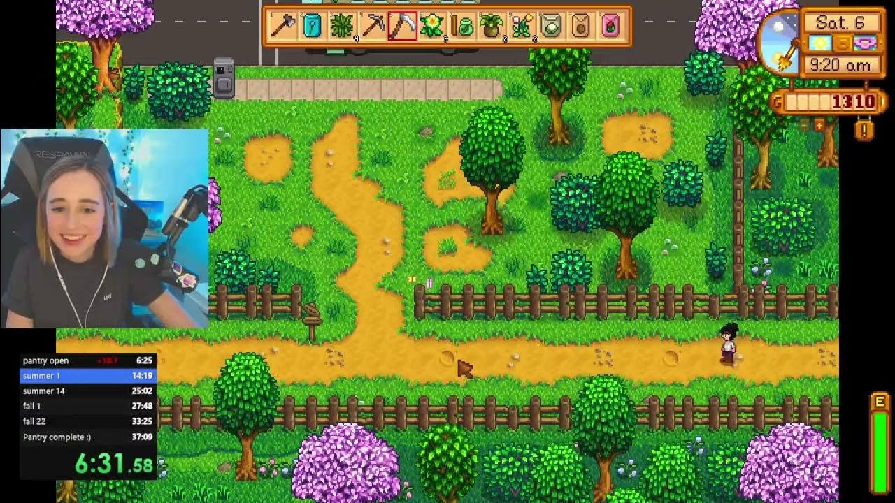 Seeded Pantry Bundle Speedrun Stardew Valley 1.5 YouTube