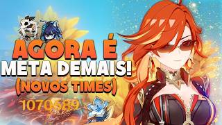 MAVUIKA só FICA mais FORTE! novos TIMES e Build pra Snezhnaya fazem tudo! GENSHIN IMPACT