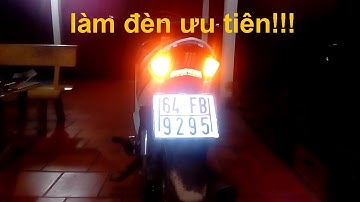 cách làm đèn ưu tiên (cảnh báo) Hazard cho các dòng xe phổ thông