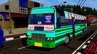 New tnstc deluxe bus mod for bus simulator Indonesia by Gowtham gaming promo video|MJSB GAMING|