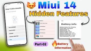 MIUI 14 Hidden Settings🤫🤫: Part-02 - Discovering Secret Settings🔥& Features.