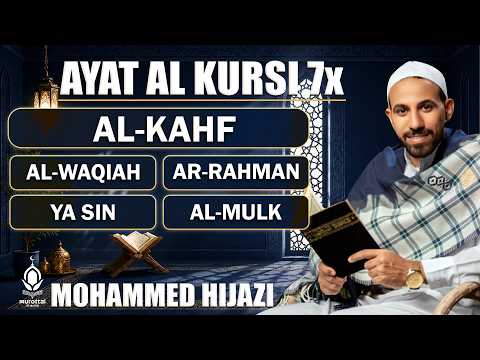 SURAT YASIN, SURAT AR RAHMAN, SURAT AL WAQIAH, SURAT AL MULK, SURAT AL KAHFI, AYAT AL KURSI 7x