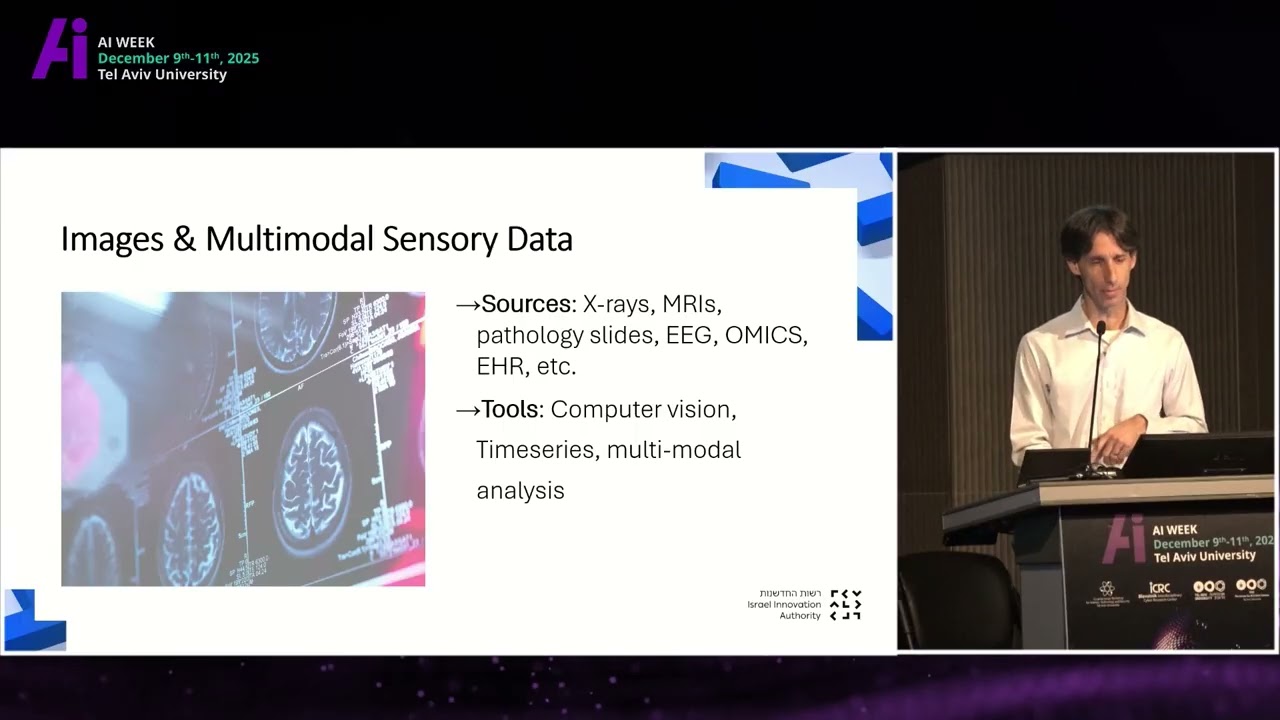 Ziv Kazir at the 5th Annual IDSAI- AI & Health Day