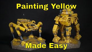 Battletech: Painting Yellow Made Easy | Battletech Magistracy of Canopus