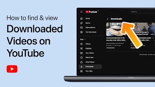 How To Find & View Downloaded Videos on YouTube (PC)