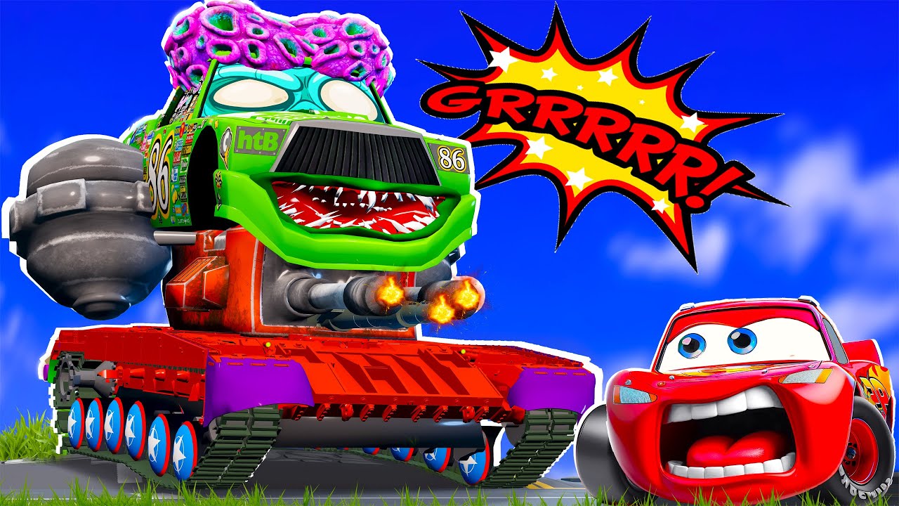 🚗⚡ Lightning McQueen & Mater's Epic Escape from Chick
