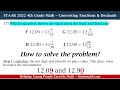 Converting Fractions and Decimals Quiz