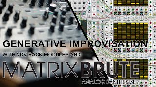 Generative Improvisation with Matrixbrute and VCV rack! Net Worth