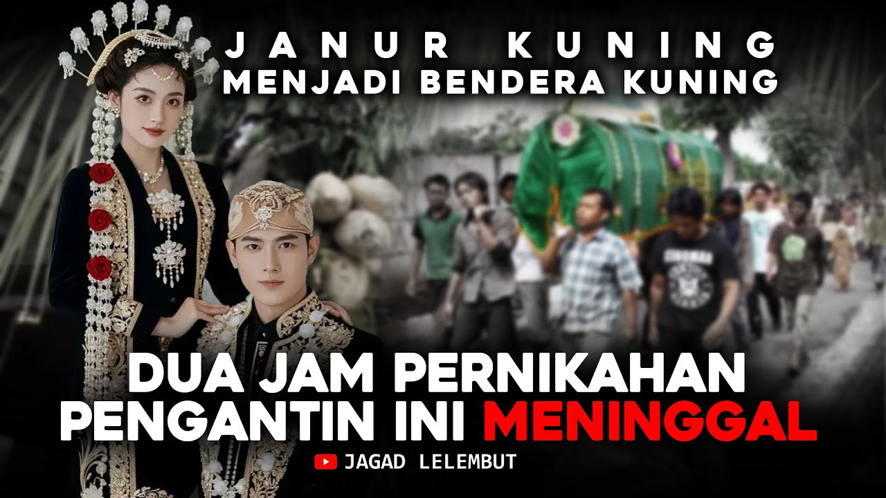 Sedih !! Janur Kuning Menjadi Bendera Kining | DUA JAM PERNIKAHAN WANITA INI MENINGGAL - Kisah Horor