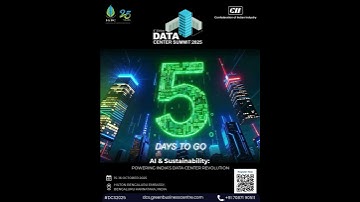 5 Days to go for the 5th Edition of the Data Center Summit (DCS) 2025!!!!