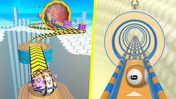 Going Balls Vs Action Balls All Levels Gameplay Android iOS #37