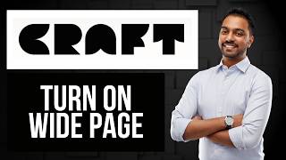 How to Turn On Wide Page in Craft App | Enable Wide Page Format