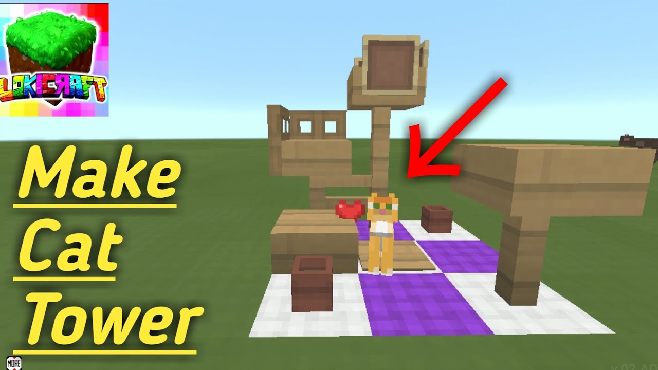How To Make A Cat Tower In Lokicraft Lokicraft Game YouTube