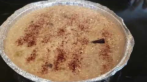 Arroz con Dulce Puertorriqueo