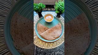 Healthy Crispy Ragi Dosa 😋 Easy Breakfast Idea #shorts #supriyasflavortales