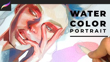 [Procreate] NEAT Watercolor Portrait Brushes & Tutorial