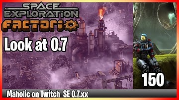 ⚙️Factorio Space Exploration 0.7 Mod✅🏭➡️Migrated Save Glance at x150