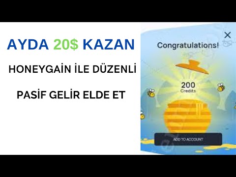 AYDA 20$ KAZAN HONEYGAİN JUMPTASK İLE PARA KAZAN