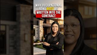 Why occupational rent must be written into the contract