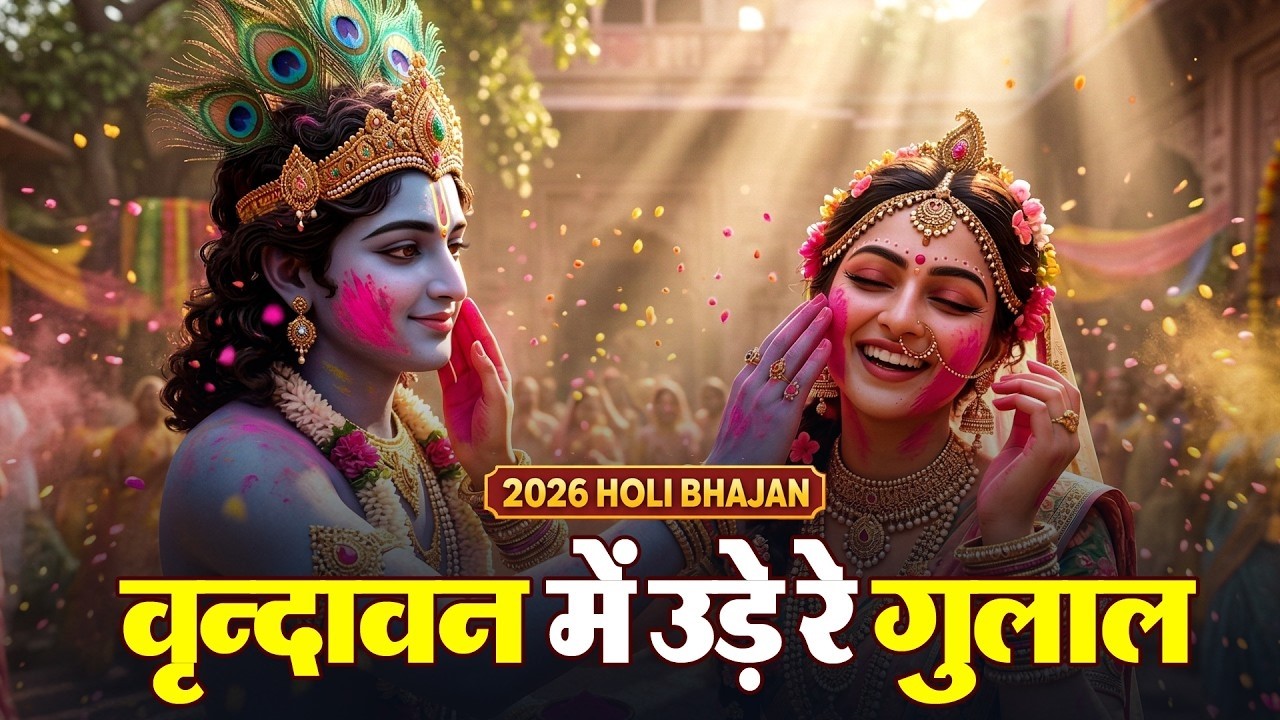 2026 होली स्पेशल : वृन्दावन में उड़े रे गुलाल | Vrindavan Mein Ude Re Gulal | Holi Bhajan #holibhajan