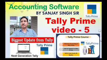 Tally Prime Tutorial Complete Part-5 by Sanjay Singh - || टेली प्राइम ट्यूटोरियल इन हिंदी पार्ट - 5