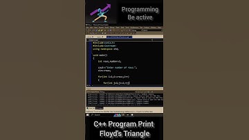 C++ Program Print Floyd