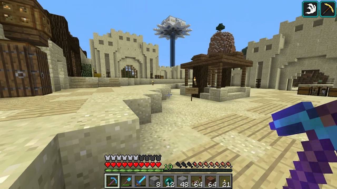 Etho Plays Minecraft - Episode 438: Sandy City Portal 