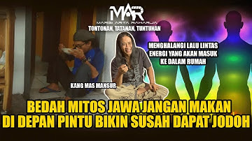 💥 PENJELASAN MITOS JAWA TENTANG LARANGAN MAKAN DI DEPAN PINTU