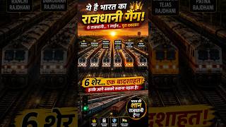 🚆Rajdhani Gang Explained | New Delhi se 6 Rajdhani Trains Ek Saath | Indian Railways #indianrailways