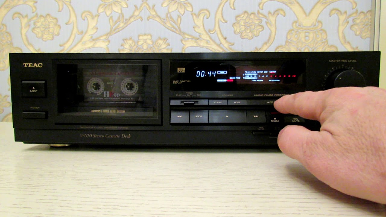 TEAC カセットデッキ　V-670 Yahoo!オークション - TEAC V-670 ティアック カセットデッキ