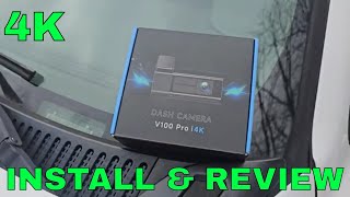 Installing V100 Pro Dash Cam In My Truck