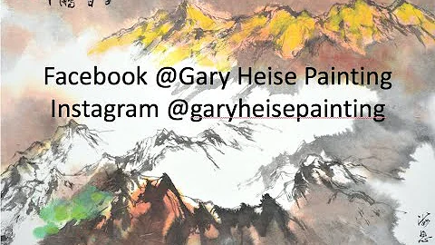 Gary Heise watercolor paintings 2020.