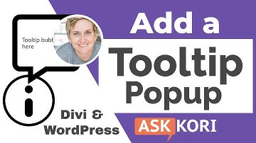 Add an Info Popup for Divi in WordPress - Make a Tooltip