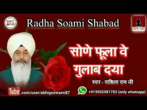 They gave gold flowers and roses Radha Swami satsang beas heart touching Shabad
