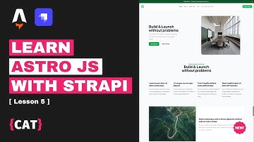 Astro.js  Crash Course with Strapi Headless CMS: Lesson 5