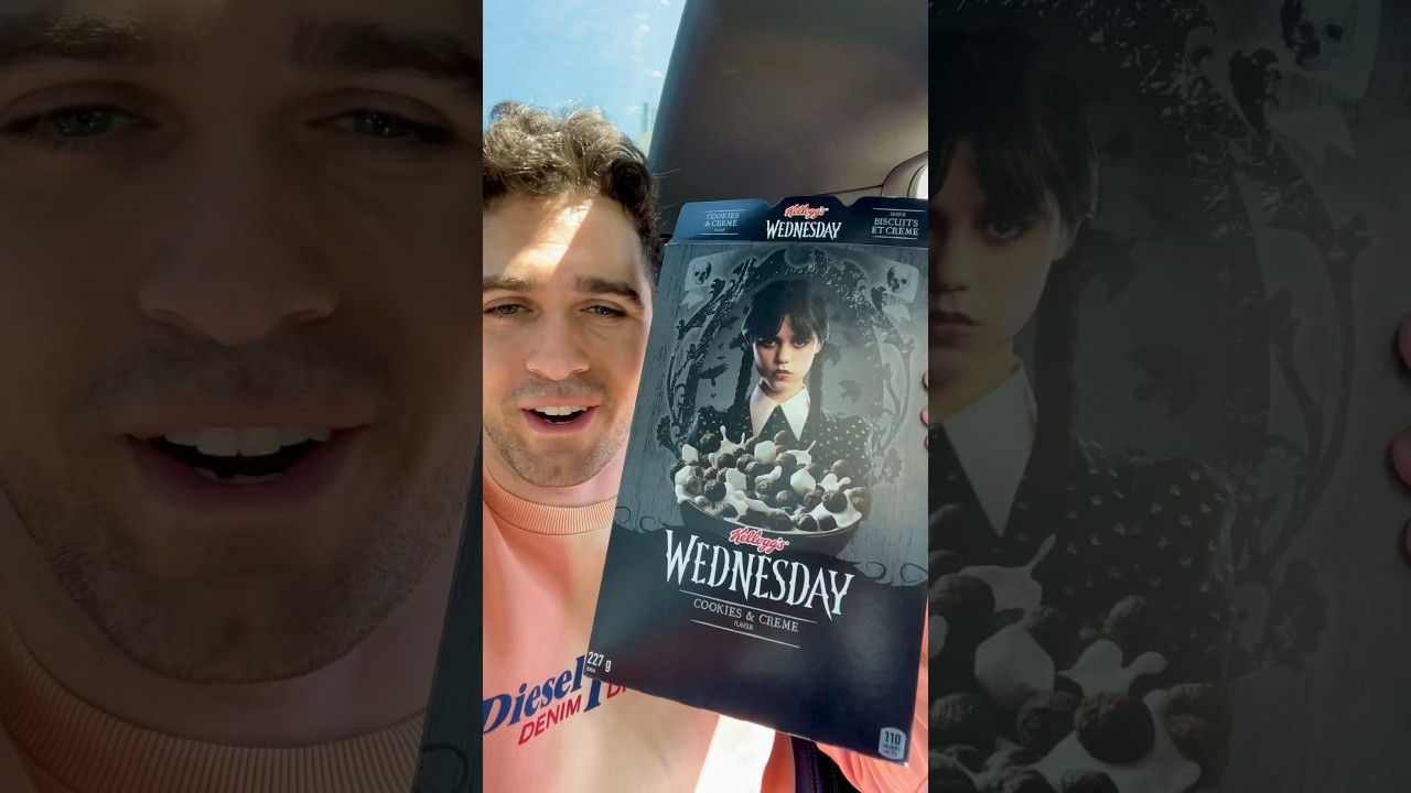 New Wednesday Cereal review 🦇 #cereal #foodie #foodreview #wednesday #addamsfamily #addamsfamily2