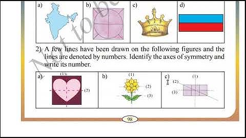 5th Standard | Mathematics | Part I| | Chapter 8 | Symmetrical Figures | Part 2 | Karnataka Syllabus