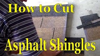 How to Cut Asphalt Roof Shingles