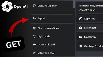 How to Export Chats on ChatGPT without Copy Paste | Get Export Option in Chat GPT